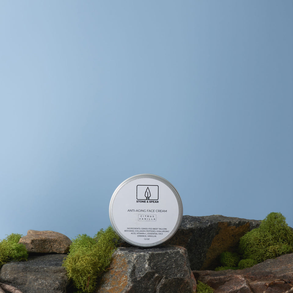 Texture of Stone and Spear Anti-Aging Face Cream